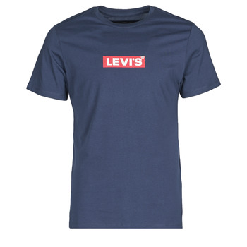 Textil Muži Trička s krátkým rukávem Levi's BOXTAB GRAPHIC TEE Modrá