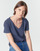 Textil Ženy Trička s krátkým rukávem Tommy Jeans TJW SLIM JERSEY V NECK Tmavě modrá