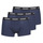 Spodní prádlo Muži Boxerky HUGO TRUNK TRIPLET PACK Tmavě modrá