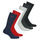 Doplňky  Sportovní ponožky  Polo Ralph Lauren ASX110 6 PACK COTTON Černá / Červená / Tmavě modrá / Šedá / Bílá
