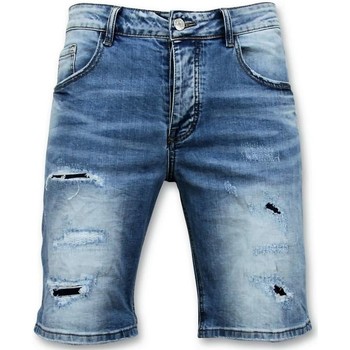 Textil Muži Tříčtvrteční kalhoty Enos 107470188 Modrá