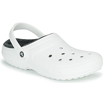 Boty Pantofle Crocs CLASSIC LINED CLOG Bílá