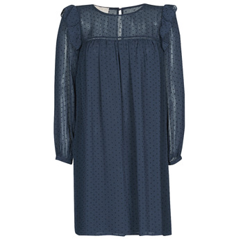 Textil Ženy Krátké šaty Moony Mood PREYAT Tmavě modrá