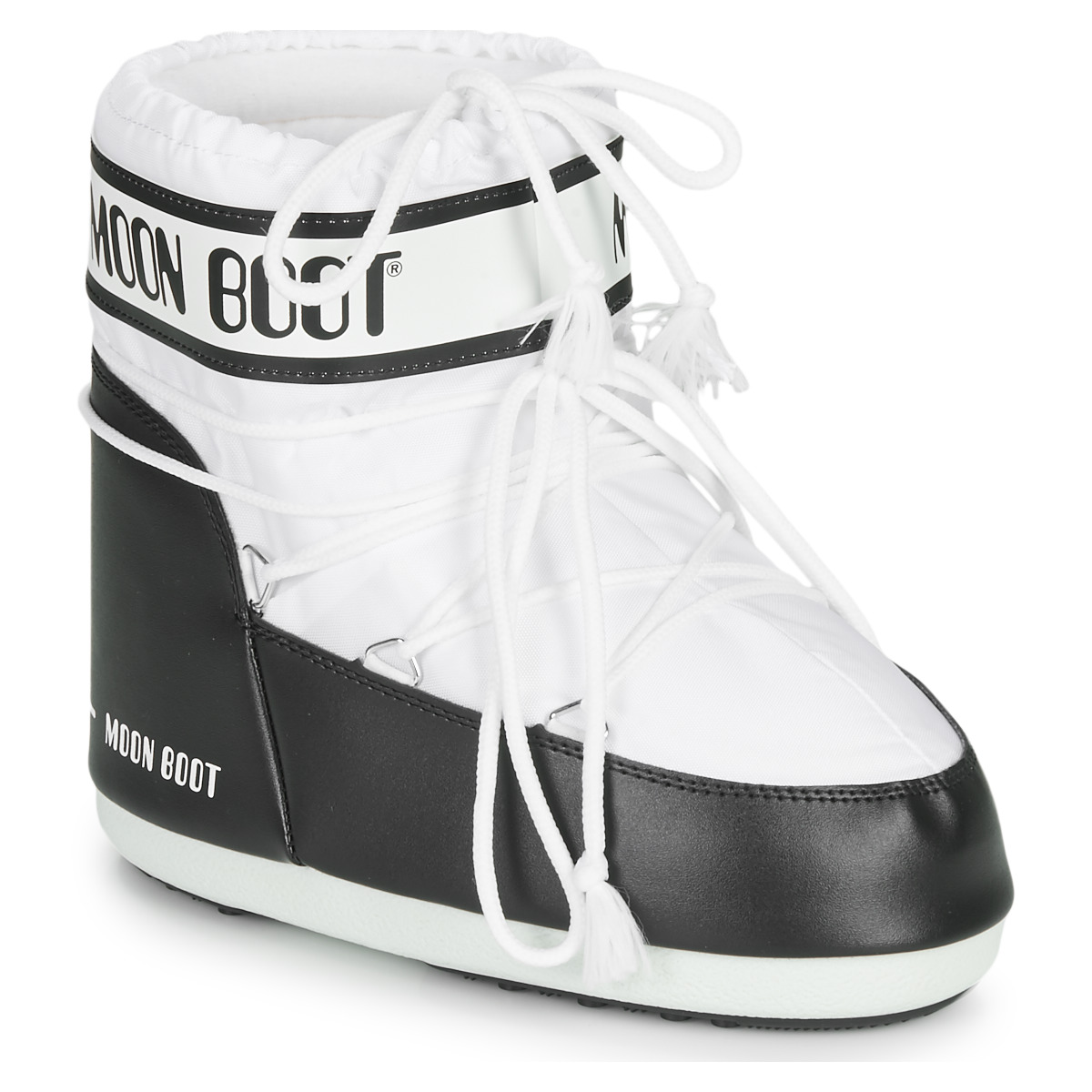 Boty Ženy Zimní boty Moon Boot CLASSIC LOW 2 Bílá / Černá