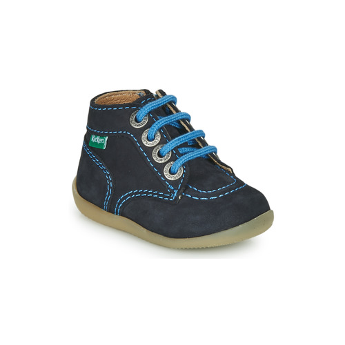Boty Chlapecké Kotníkové boty Kickers BONZIP-2 Tmavě modrá