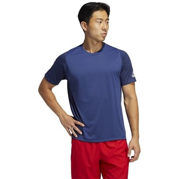 Textil Muži Trička s krátkým rukávem adidas Originals Training Modré, Bílé