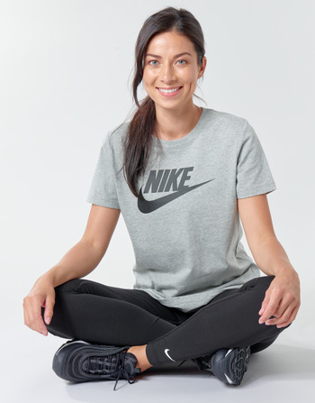 Nike W NSW TEE ESSNTL ICON FUTUR Šedá