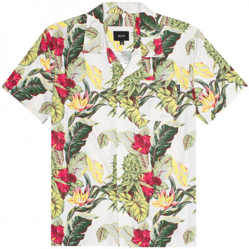 Textil Muži Košile s dlouhymi rukávy Huf Chemise ss paraiso resort Béžová