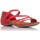 Boty Ženy Sandály Interbios KOSE  4476 Červená