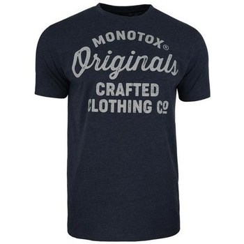 Textil Muži Trička s krátkým rukávem Monotox Originals Crafted Tmavě modrá