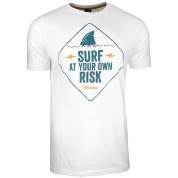 Textil Muži Trička s krátkým rukávem Monotox Surf Risk Bílá