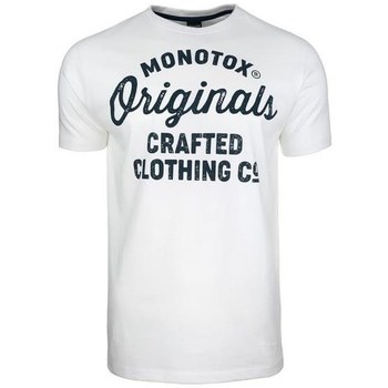 Textil Muži Trička s krátkým rukávem Monotox Originals Crafted Bílá