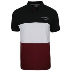 Textil Muži Trička s krátkým rukávem Monotox Polo College Černé, Bílé, Vínově červené