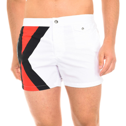 Textil Muži Plavky / Kraťasy Karl Lagerfeld KL19MBS04-WHITE Bílá