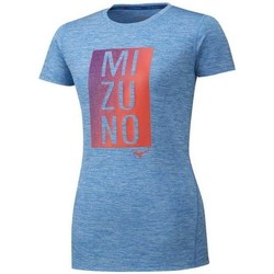 Textil Ženy Trička s krátkým rukávem Mizuno Core Graphic Tee Modrá