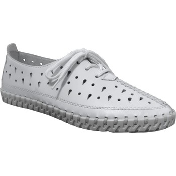 Boty Ženy Šněrovací společenská obuv Rieker L1335 Bílá