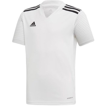 Textil Chlapecké Trička s krátkým rukávem adidas Originals JR Regista 20 Bílé, Černé
