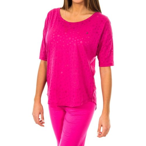 Textil Ženy Trička s dlouhými rukávy Tommy Hilfiger 1487903527-521 Růžová