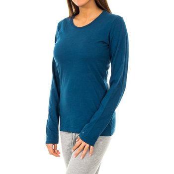 Textil Ženy Trička s dlouhými rukávy Tommy Hilfiger 1487903735-445 Modrá