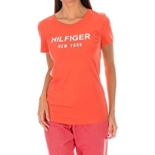 Textil Ženy Trička s dlouhými rukávy Tommy Hilfiger 1487906329-314 Červená