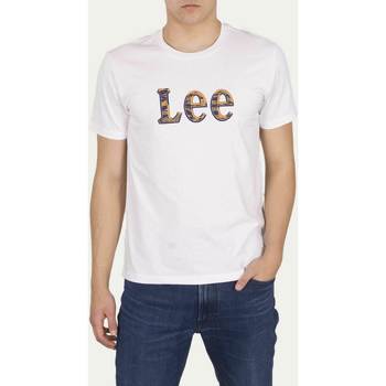 Textil Muži Trička s krátkým rukávem Lee T-shirt  Camo Package Bright White blanc/jaune/bleu