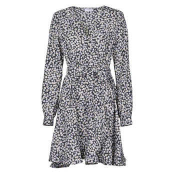 Textil Ženy Krátké šaty Betty London NAZUR Tmavě modrá / Bílá