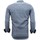 Textil Muži Košile s dlouhymi rukávy Tony Backer 111485022 Modrá