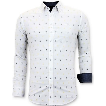 Textil Muži Košile s dlouhymi rukávy Tony Backer 111519072 Bílá