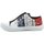 Boty Chlapecké Multifunkční sportovní obuv 3F dětské bílé tenisky STREET 4BS8-6 Bílá