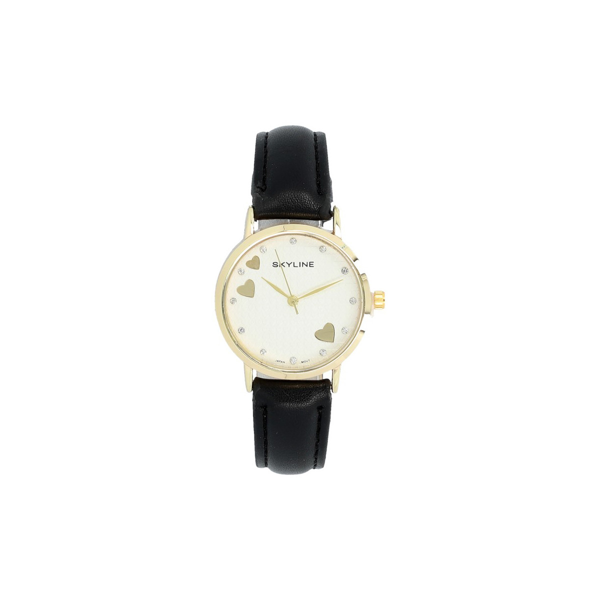 Hodinky & Bižuterie Ženy Hodinky Skyline Náramkové dámské hodinky s kamínky  Quartz 9300-7 