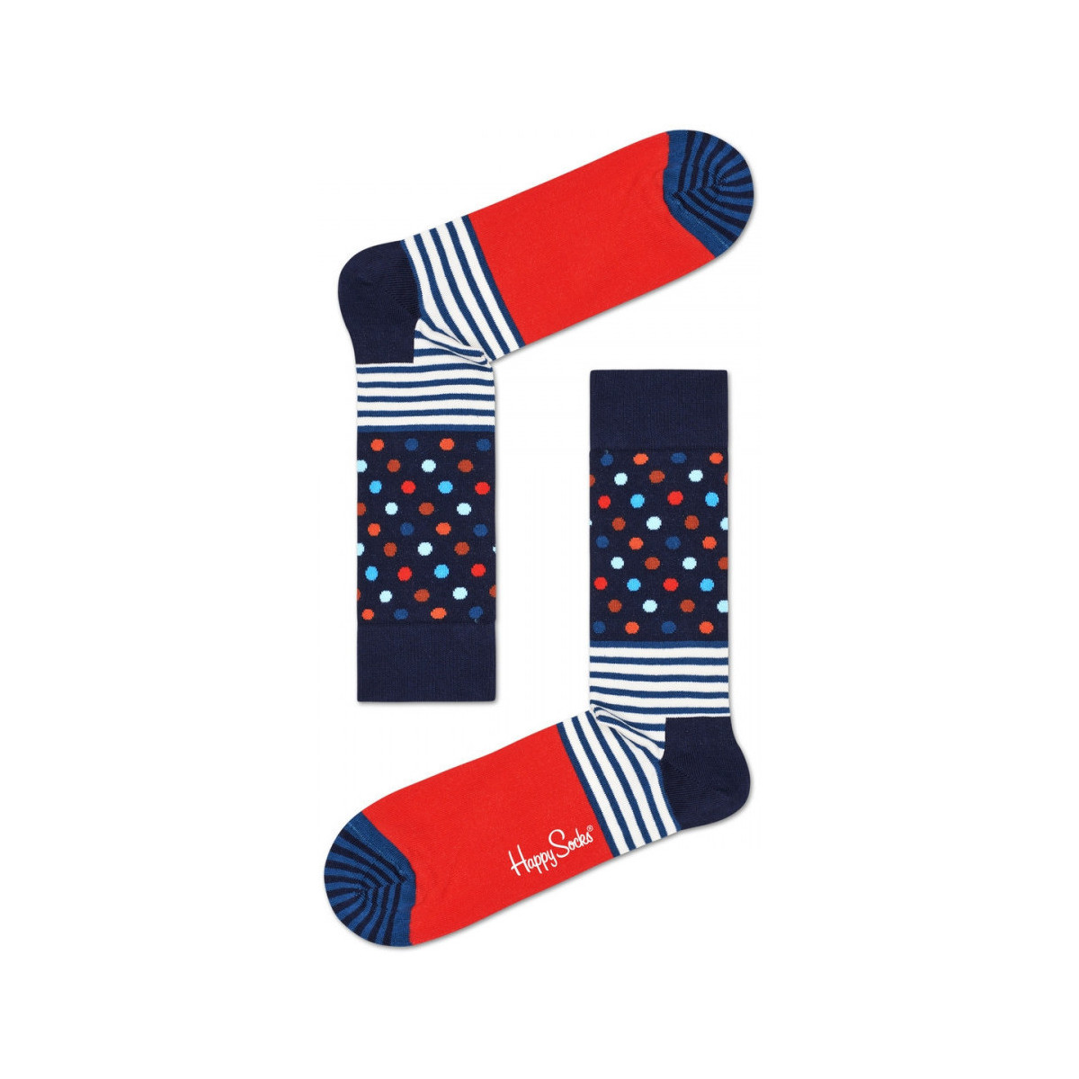 Spodní prádlo Ponožky Happy socks Stripes and dots sock           