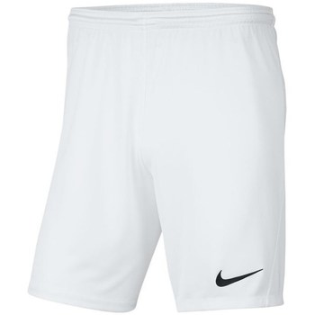Textil Chlapecké Tříčtvrteční kalhoty Nike JR Park Iii Knit Bílá