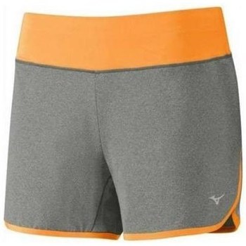 Textil Ženy Tříčtvrteční kalhoty Mizuno Active Short Šedé, Oranžové