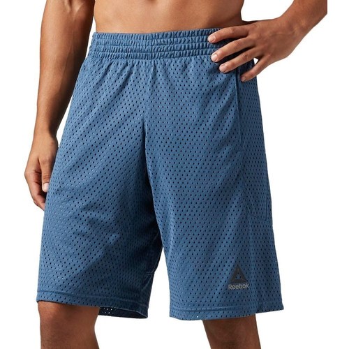 Textil Muži Tříčtvrteční kalhoty Reebok Sport Les Mills Mesh Modrá