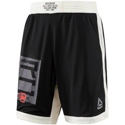 Textil Muži Tříčtvrteční kalhoty Reebok Sport Combat Boxing Bílé, Černé
