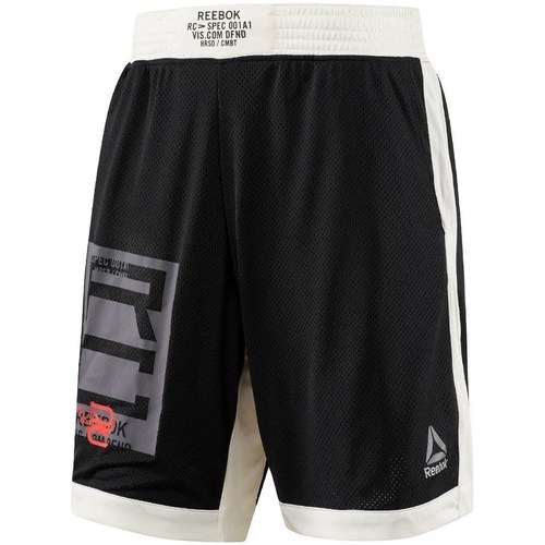 Textil Muži Tříčtvrteční kalhoty Reebok Sport Combat Boxing Černé, Bílé