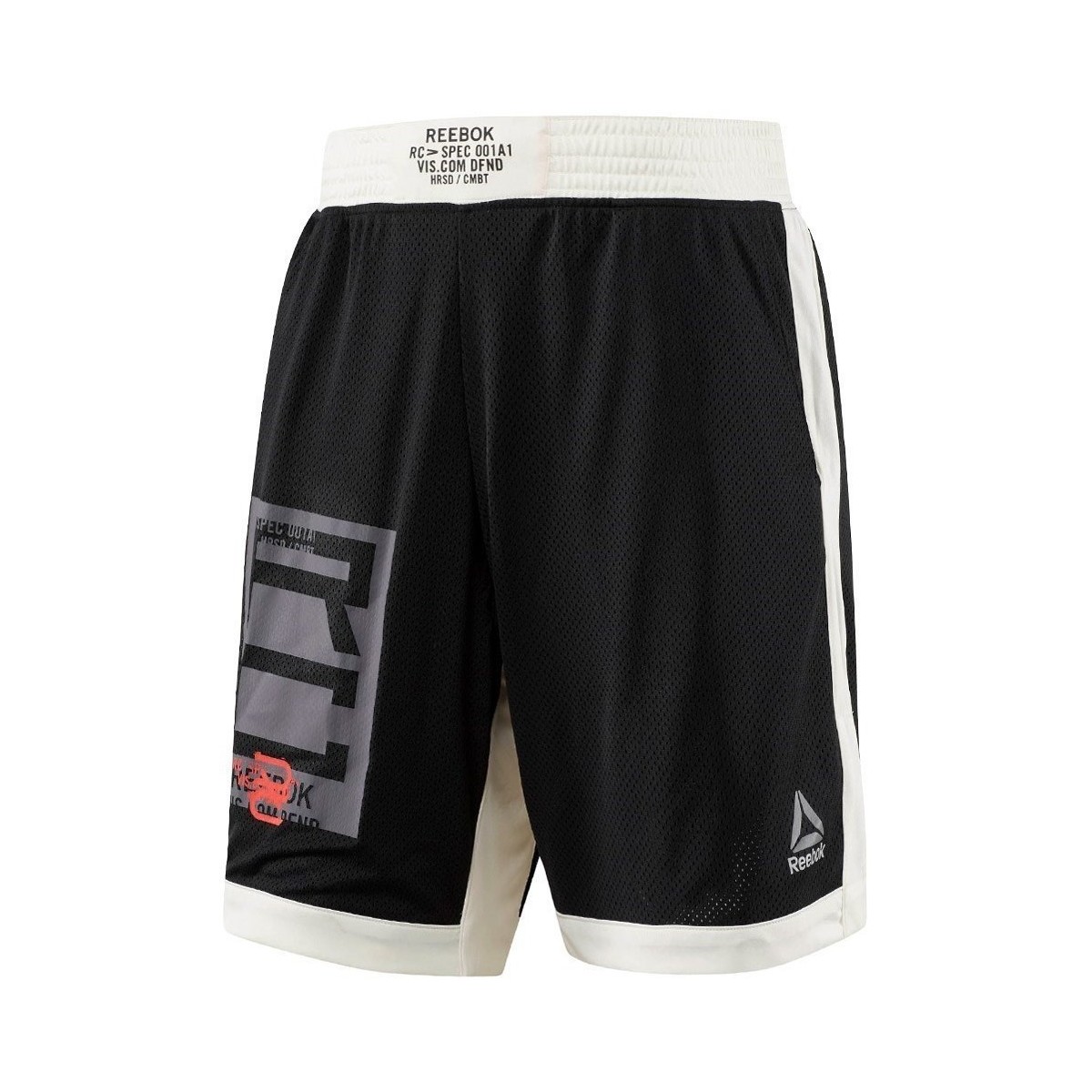 Textil Muži Tříčtvrteční kalhoty Reebok Sport Combat Boxing Bílé, Černé