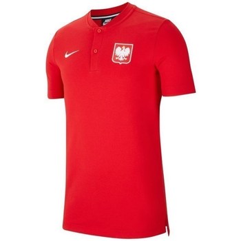 Nike Trička s krátkým rukávem Polska Modern Polo - Červená