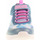 Boty Dívčí Šněrovací polobotky  & Šněrovací společenská obuv Skechers S Lights - Rainbow Racer blue Modrá