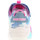 Boty Dívčí Šněrovací polobotky  & Šněrovací společenská obuv Skechers S Lights - Rainbow Racer blue Modrá