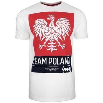 Textil Muži Trička s krátkým rukávem Monotox Eagle Stamp Bílé, Červené, Černé