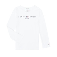 Textil Dívčí Trička s dlouhými rukávy Tommy Hilfiger KG0KG05247-YBR-J Bílá
