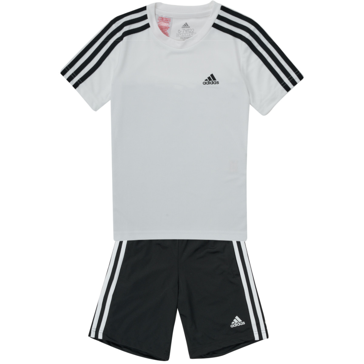 Textil Chlapecké Set Adidas Sportswear B 3S T SET Bílá / Černá