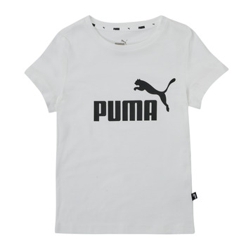 Textil Dívčí Trička s krátkým rukávem Puma ESS TEE Bílá