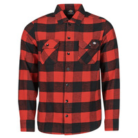 Textil Muži Košile s dlouhymi rukávy Dickies NEW SACRAMENTO SHIRT RED Červená / Černá