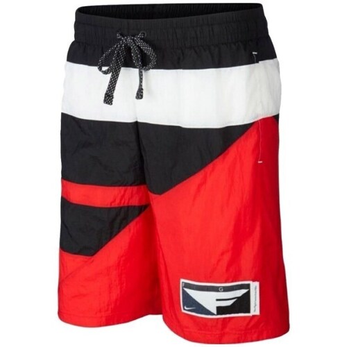 Textil Muži Tříčtvrteční kalhoty Nike Flight Short Černé, Bílé, Červené