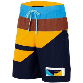 Textil Muži Tříčtvrteční kalhoty Nike Flight City Modré, Tmavomodré, Žluté