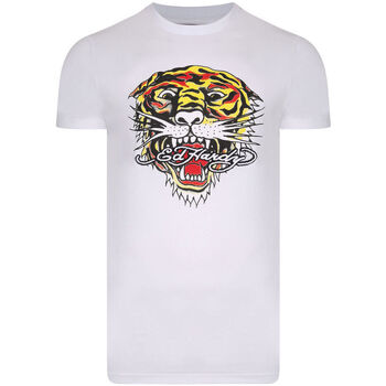 Textil Muži Trička s krátkým rukávem Ed Hardy - Mt-tiger t-shirt Bílá