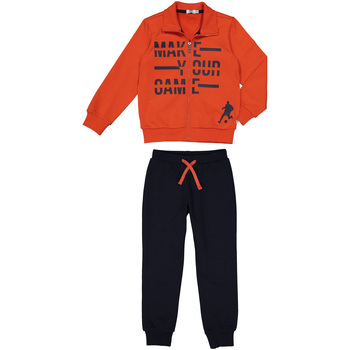 Textil Děti Teplákové soupravy Melby 90M0634 Oranžový