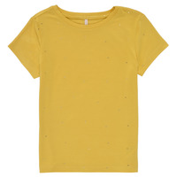 Textil Dívčí Trička s krátkým rukávem Only KONMOULINS Žlutá